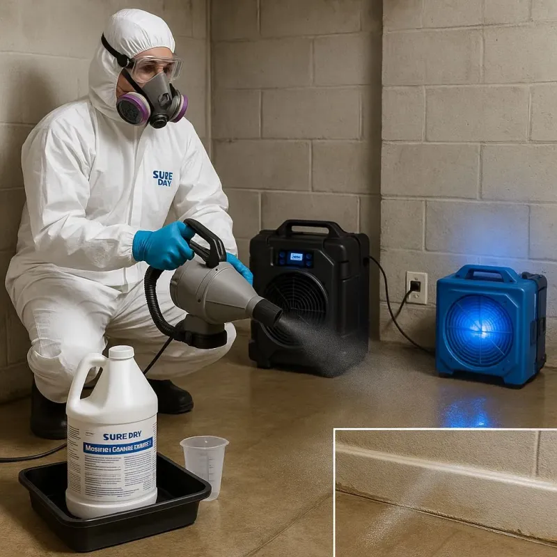 Sanitization and Odor Removal process in Madison, OH